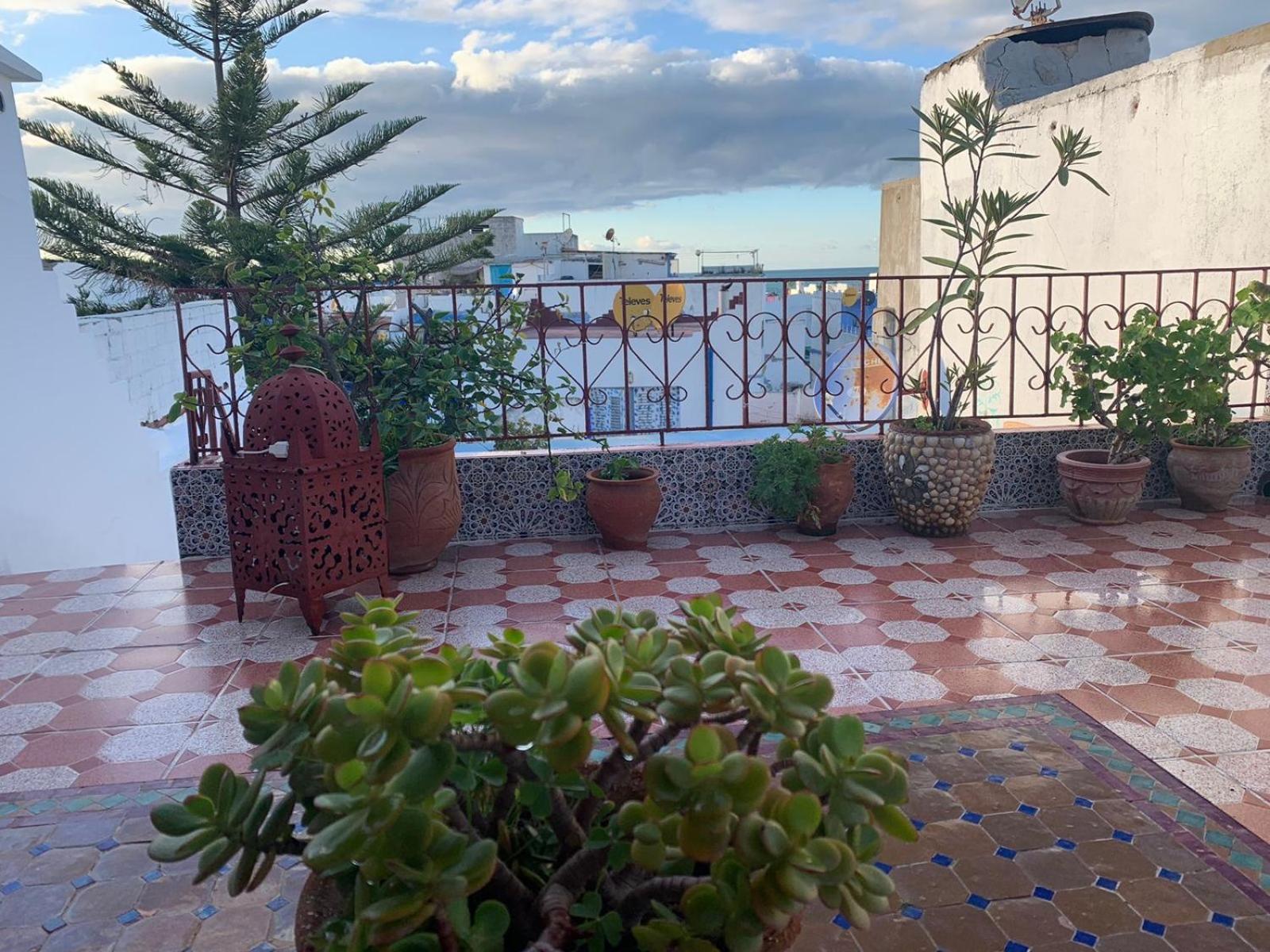 Hathor ,Casa Marroqui Con Dos Terrazas En La Medina Antigua , Ideal Parejas!! Wifi!! Asilah Exterior photo