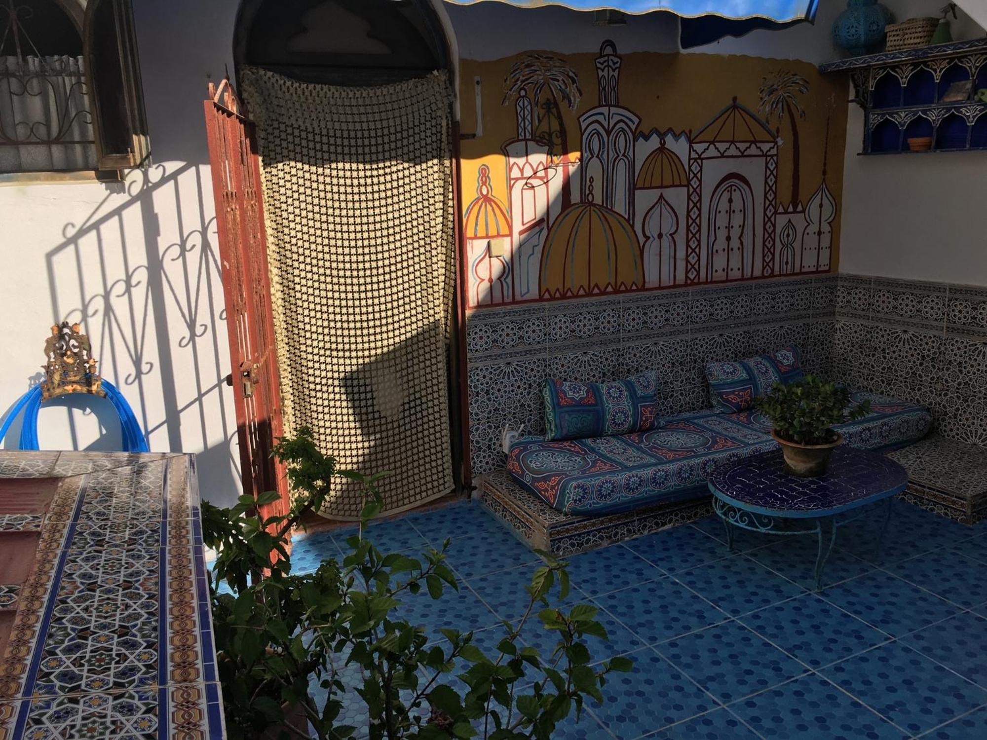 Hathor ,Casa Marroqui Con Dos Terrazas En La Medina Antigua , Ideal Parejas!! Wifi!! Asilah Exterior photo