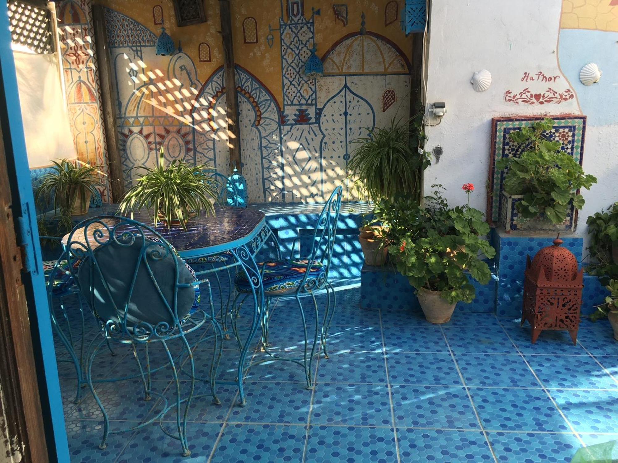 Hathor ,Casa Marroqui Con Dos Terrazas En La Medina Antigua , Ideal Parejas!! Wifi!! Asilah Exterior photo